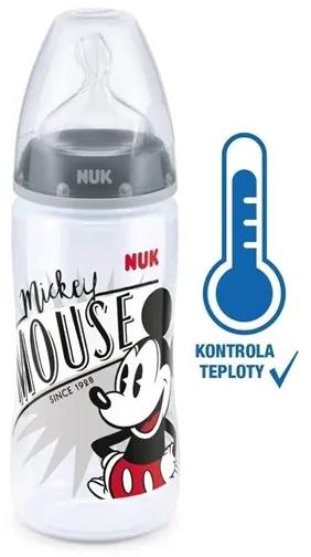 NUK | NUK | Baba tanuló itatópohár NUK Disney Mickey hőmérséklet jelzővel 300 ml szürke | Szürke |