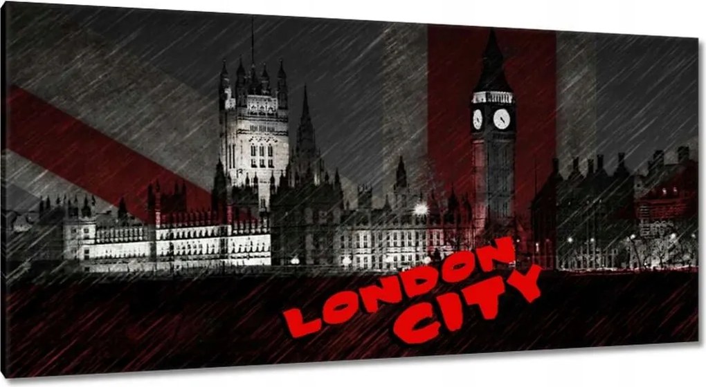 Festmények 115x55 London City
