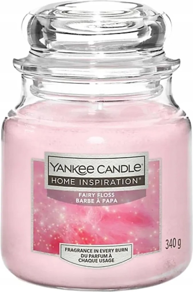Yankee Candle Home Inspiration közepes gyertya Fairy Floss 340g
