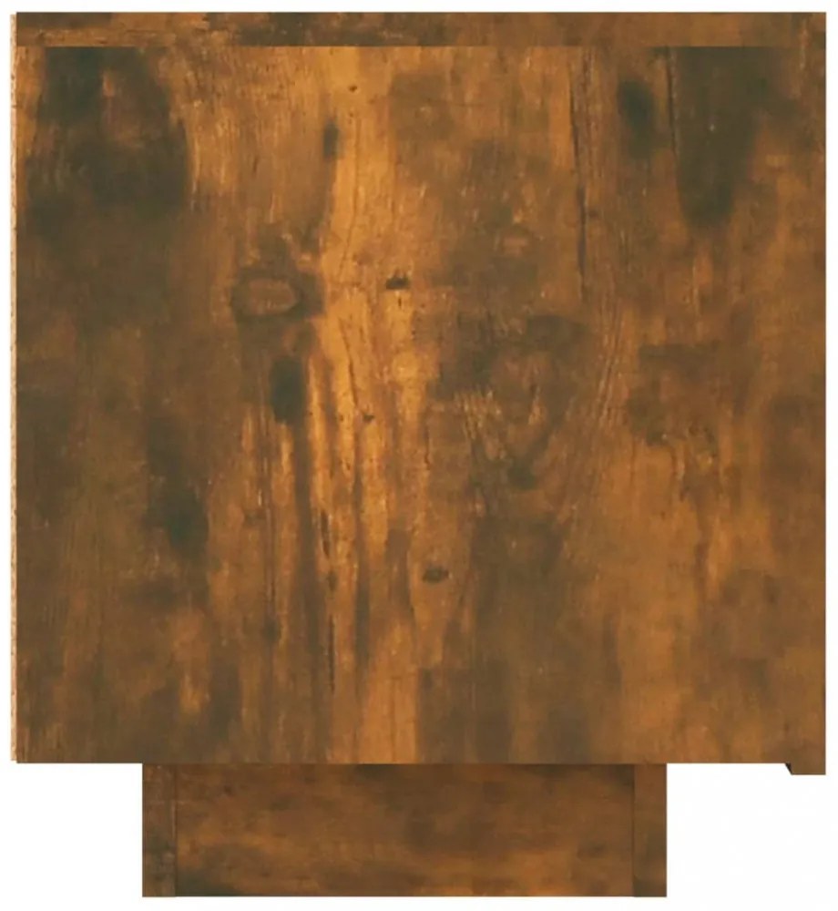 füstös tölgy színű szerelt fa TV-szekrény 100 x 35 x 40 cm