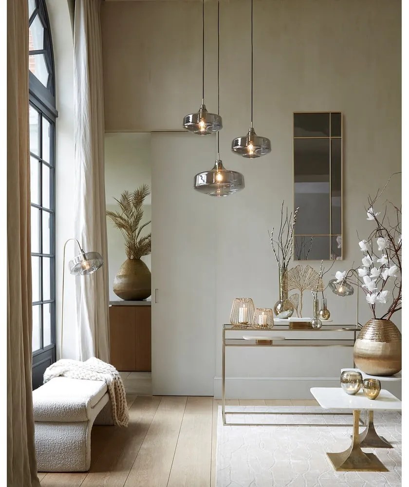 Krémszínű buklé pad Nafya – Light &amp; Living