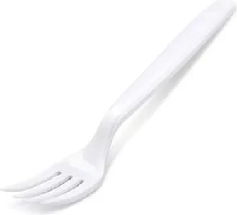Villa, műanyag, többször használatos, 18 cm, 50 db, fehér (KHMU315)