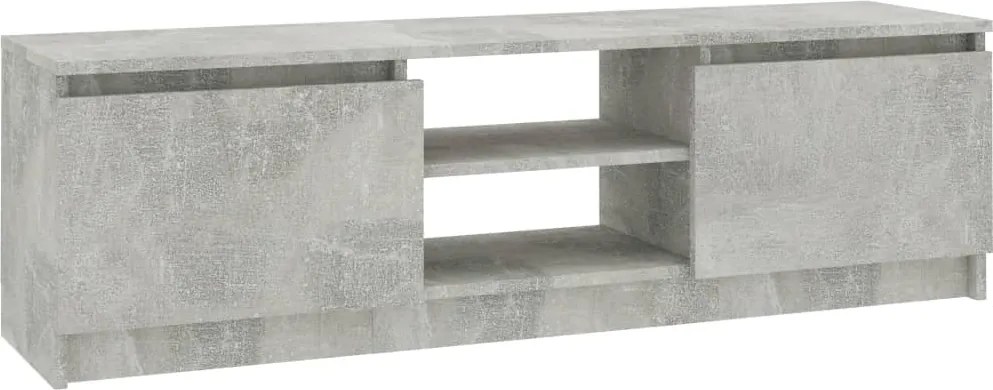vidaXL betonszürke szerelt fa TV-szekrény 120 x 30 x 35,5 cm