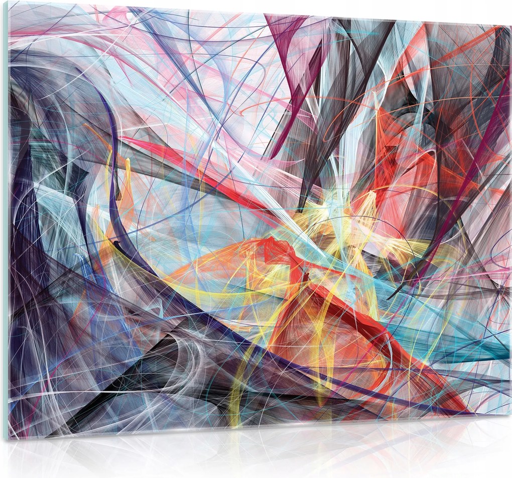 Üvegfestmény Absztrakt 3D művészet 80x60