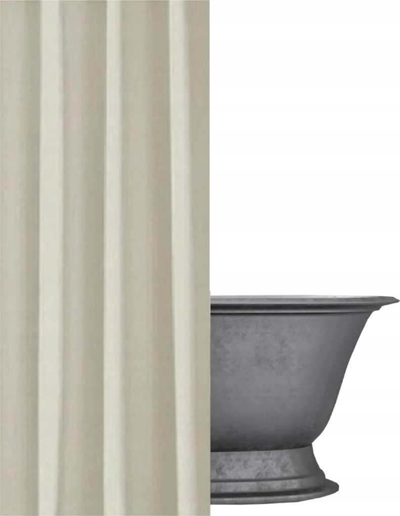 Zuhanyfüggöny 150x180 vízálló könnyű függöny átvezető színek