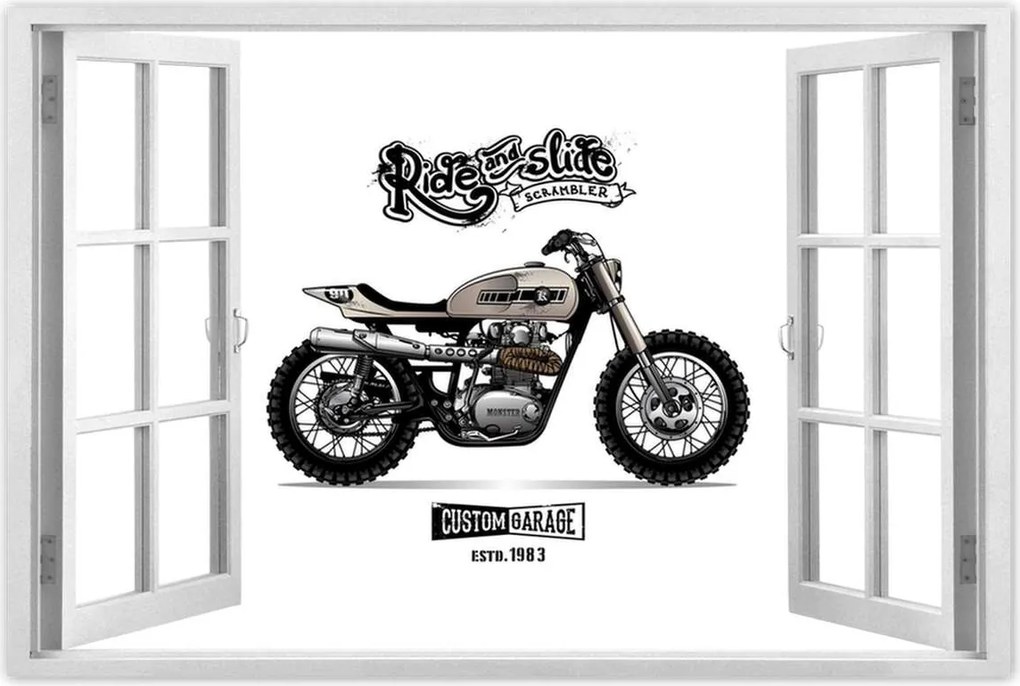 Poszterek 90x60 Motorkerékpár Antik Vintage