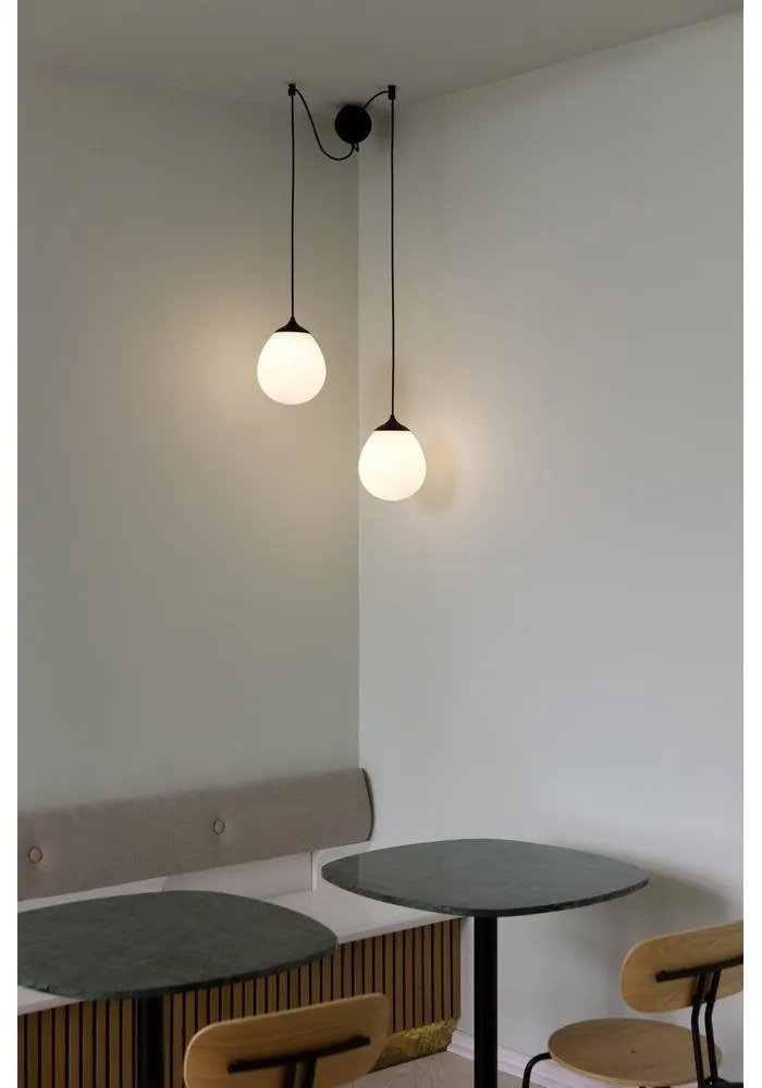 Fekete-fehér lámpabúra ø 21 cm Around the World Mini – UMAGE