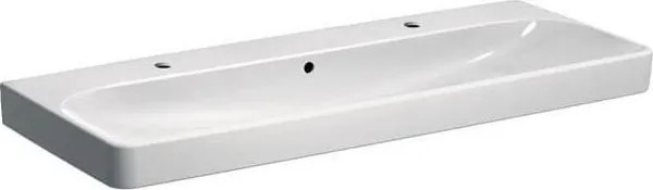 Geberit 500.253.01.1 - Függesztett dupla mosdó Smyle Square 120x48 cm kerámia/fehér