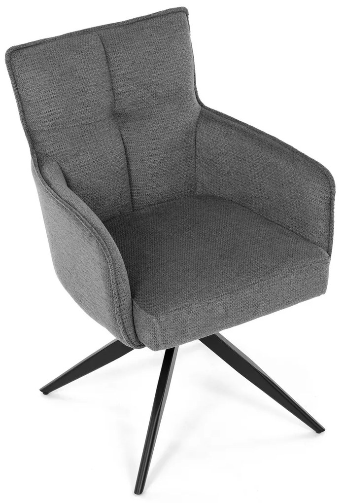 Étkezőszék-készlet visszahúzható mechanizmussalDCH-P3170 GREY2, 2 db