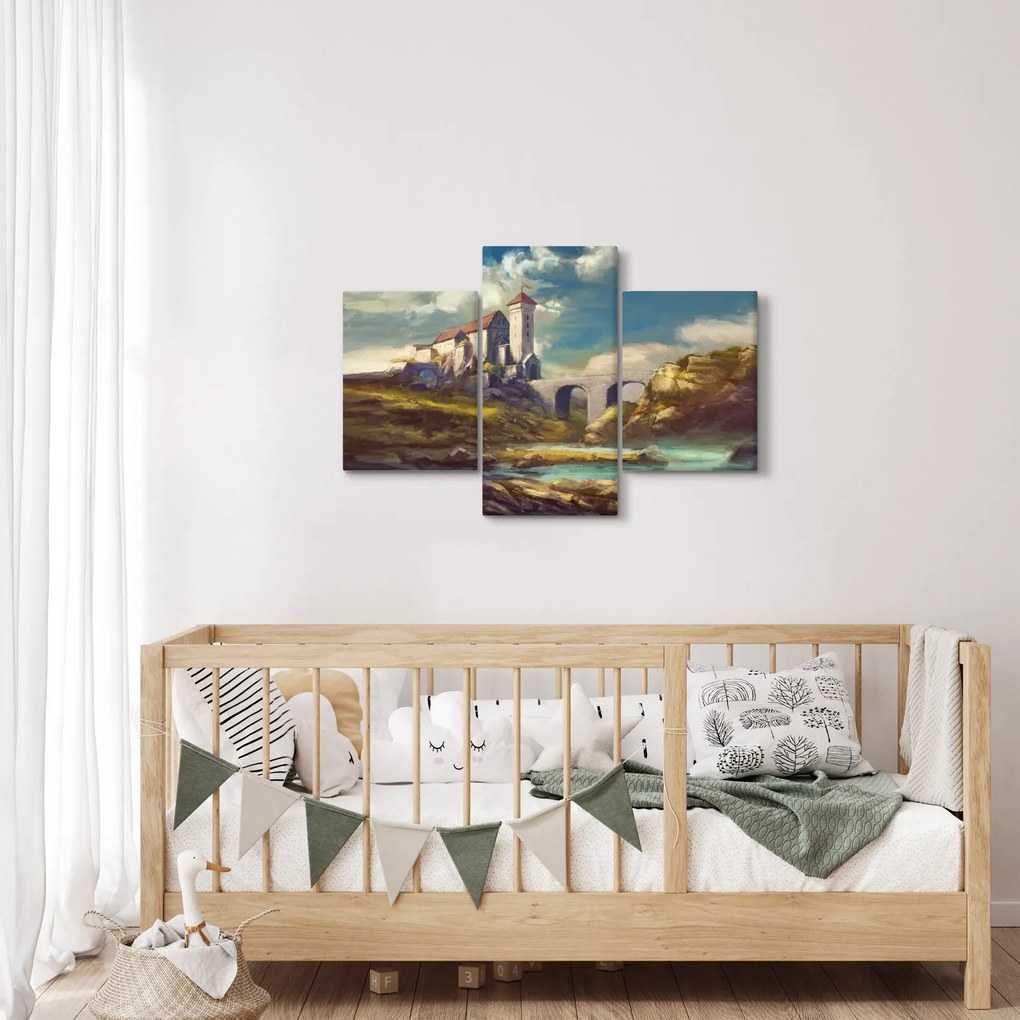 Kép - Középkori vár (90x60 cm)
