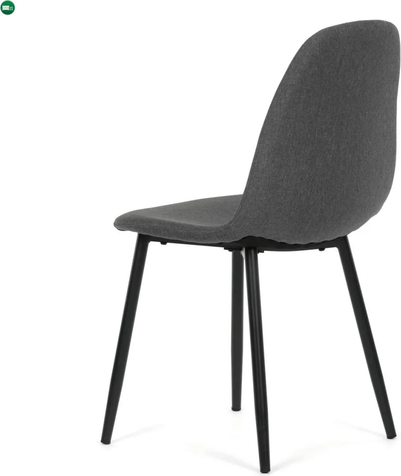 Jídelní židle, šedá, látka, CT-V2972 GREY2