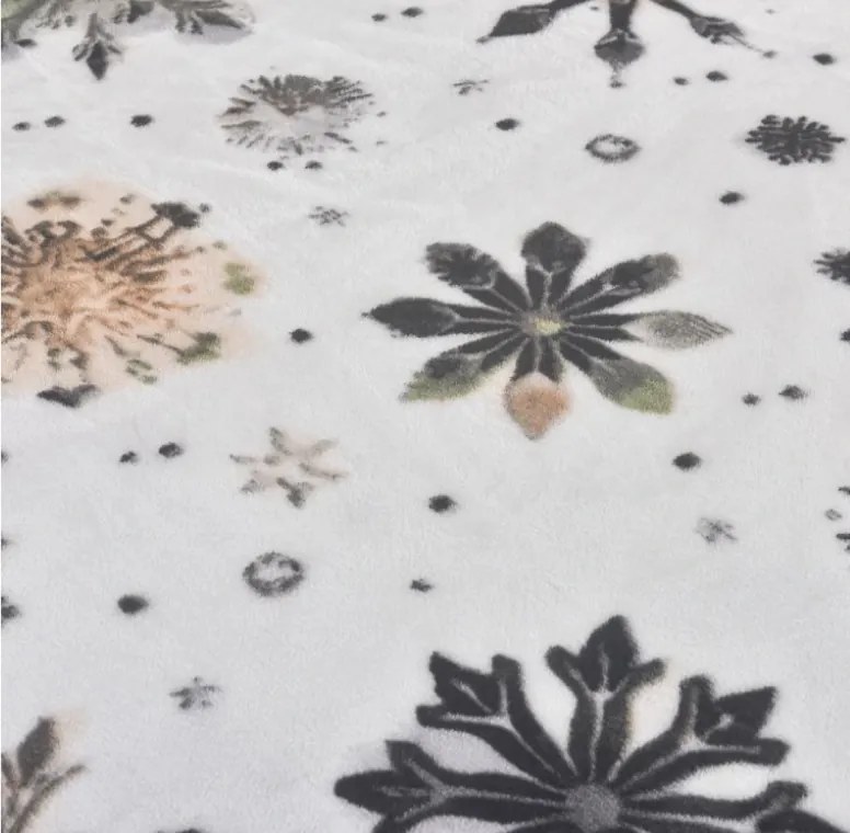 Brown flake mikroplüss ágyneműhuzat 200x140cm+90x70cm TiaHome