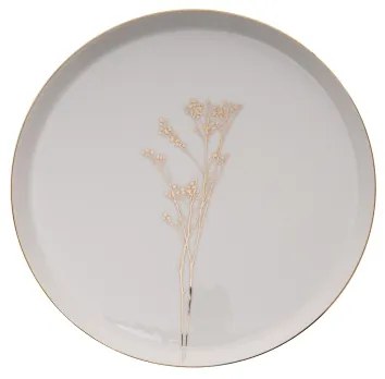 Étkészlet 27 db fehér/arany/porcelán