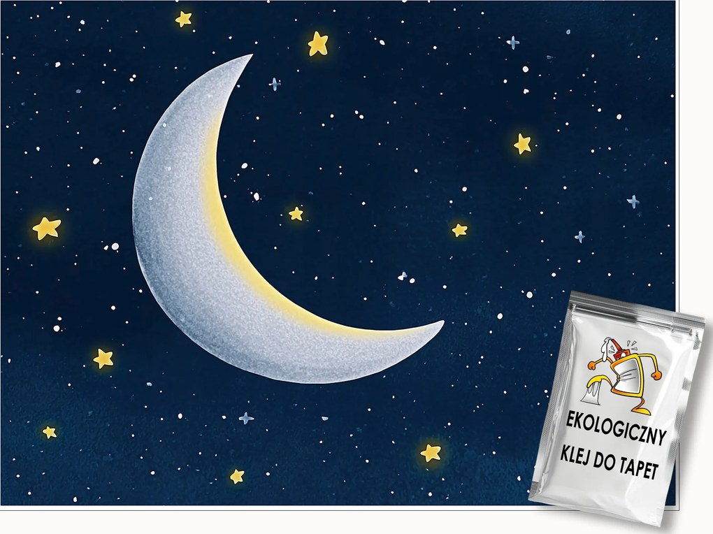 Fotótapéta Gyerekeknek Ég Hold Csillagok Gyerek Tapéta 150x105