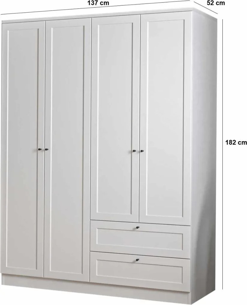 Terra gardróbszekrény, 137 cm – TR260ETH1308
