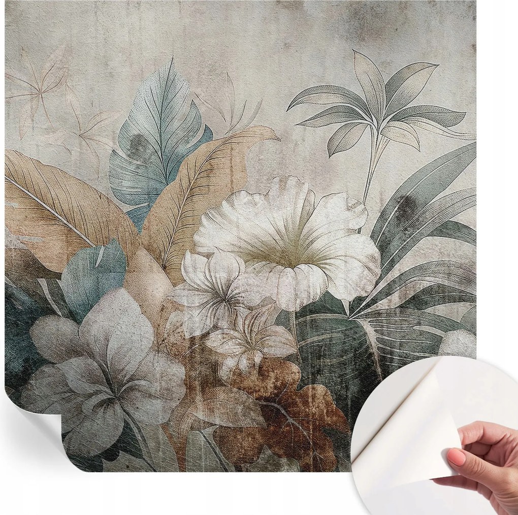 Öntapadós Dekoratív Fotótapéta Hálószobába Virágos álom 250x250 cm