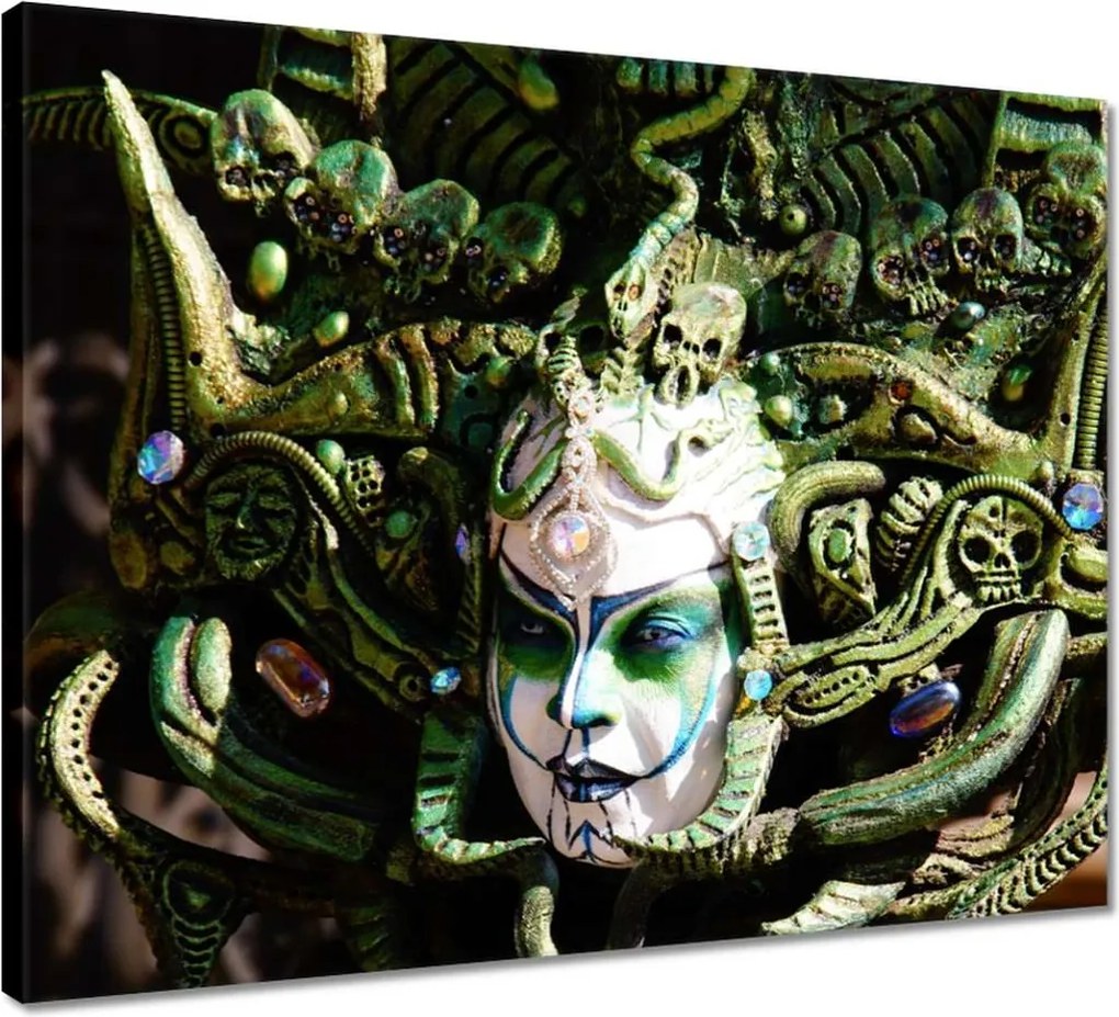 Vászonkép 50x40 Velencei farsangi maszk