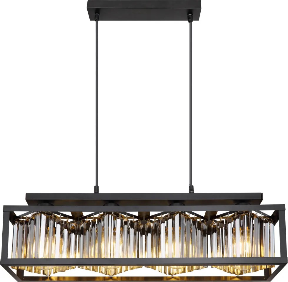 Függeszték Matt fekete MATHILDE GLOBO-15697-4H