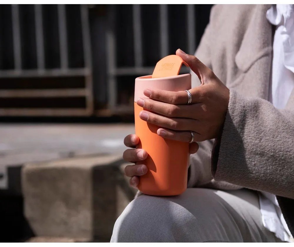 Narancssárga utazóbögre 450 ml Sipp – Joseph Joseph