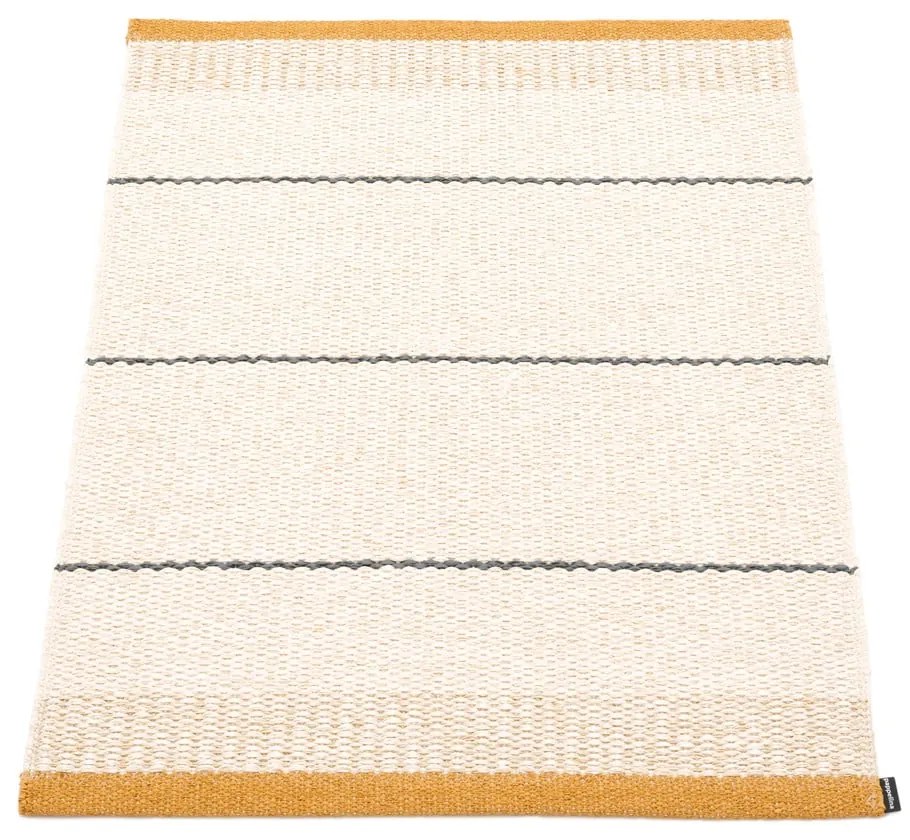 Okkersárga-krémszínű kültéri-beltéri szőnyeg 60x85 cm Belle Ochre – Pappelina