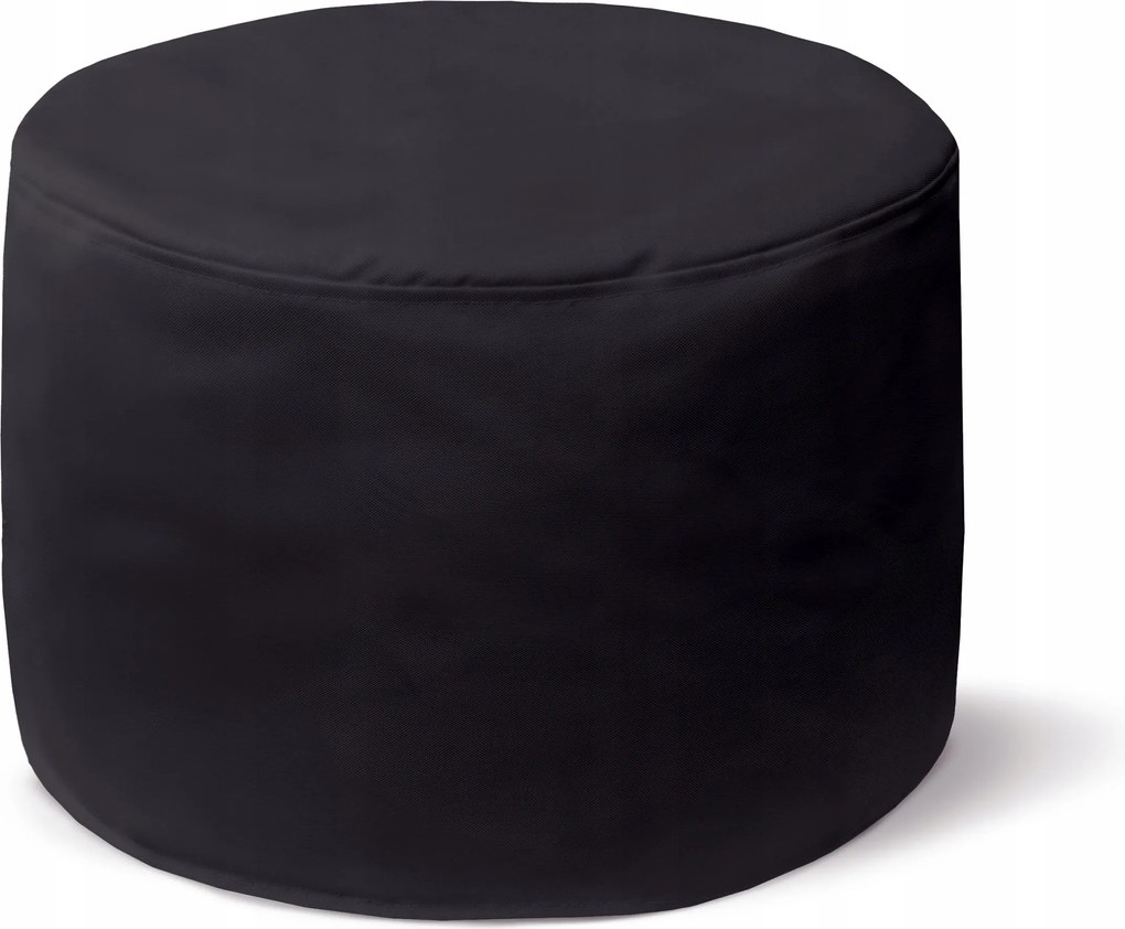 Grafitszürke Dekoratív Lábtartó 35x25cm Díszítő Kerek Puff Lábaknak