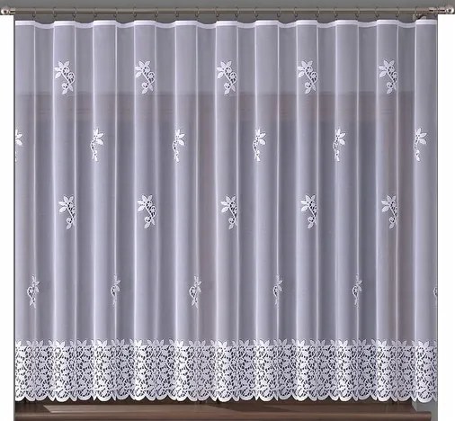 Mg Függöny 624/648 Fehér 250X160cm Kész Szalaggal M