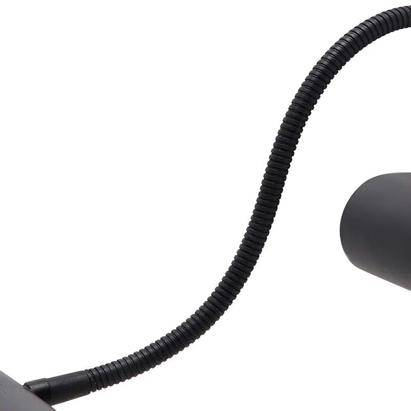 Design fali lámpa fekete 32 cm LED-del és dimmerrel - Tableau