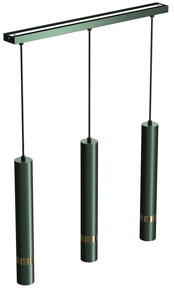 Milagro Csillár zsinóron JOKER 3xGU10/25W/230V zöld MI1676