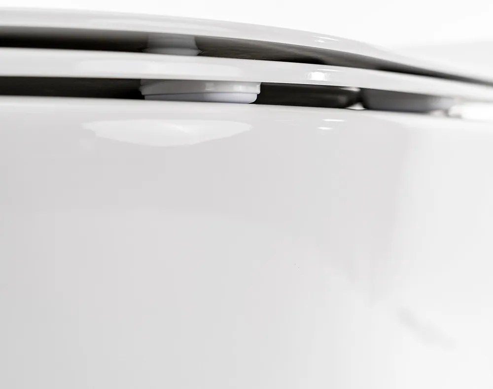 Ride fali, rimless WC soft close ülőkével