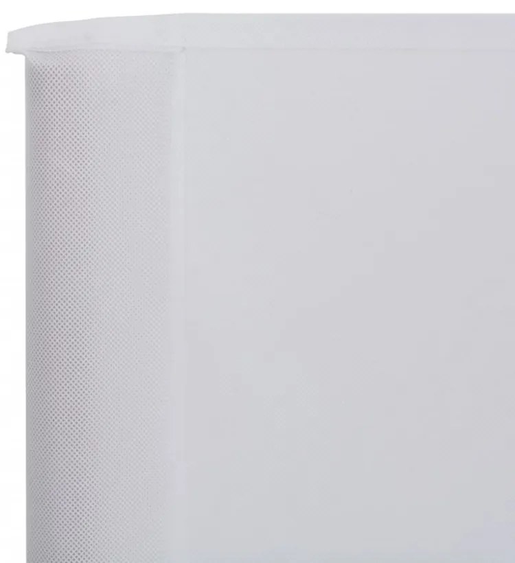 fehér szövet 3-paneles szélellenző 400 x 120 cm