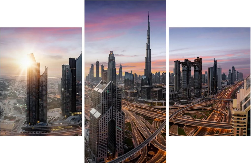 Kép - Dubai panorámája (90x60 cm)