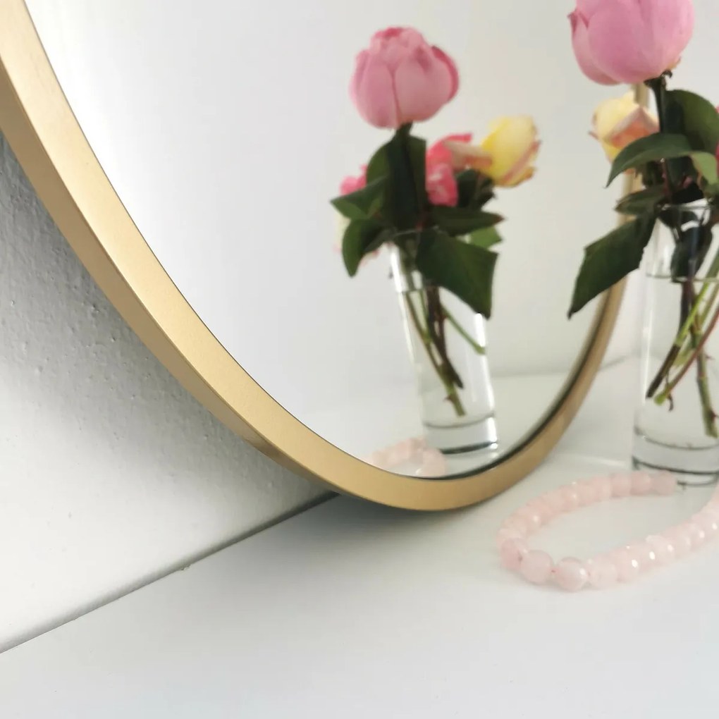 Gold Metal Ayna tükör 60 cm