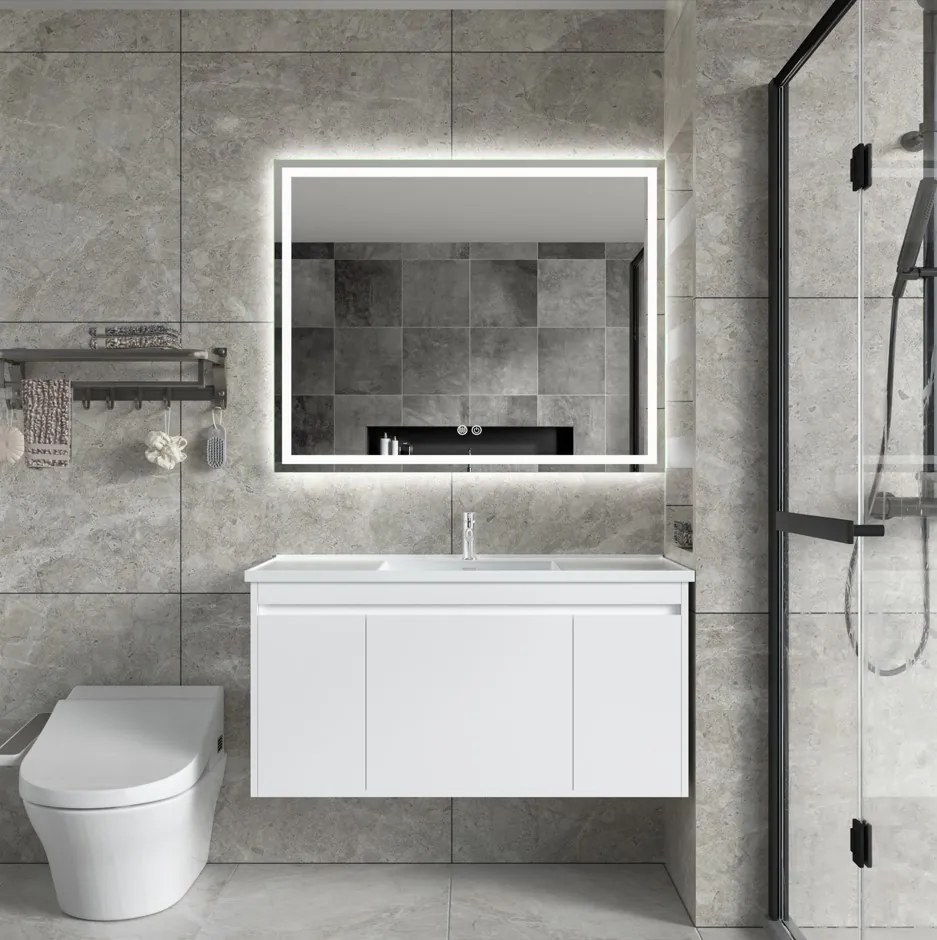 Erga Harper, LED tükör 100x80cm, 2760 lm, 6500K, első/hátsó világítás, ERG-V01-113-1080-00