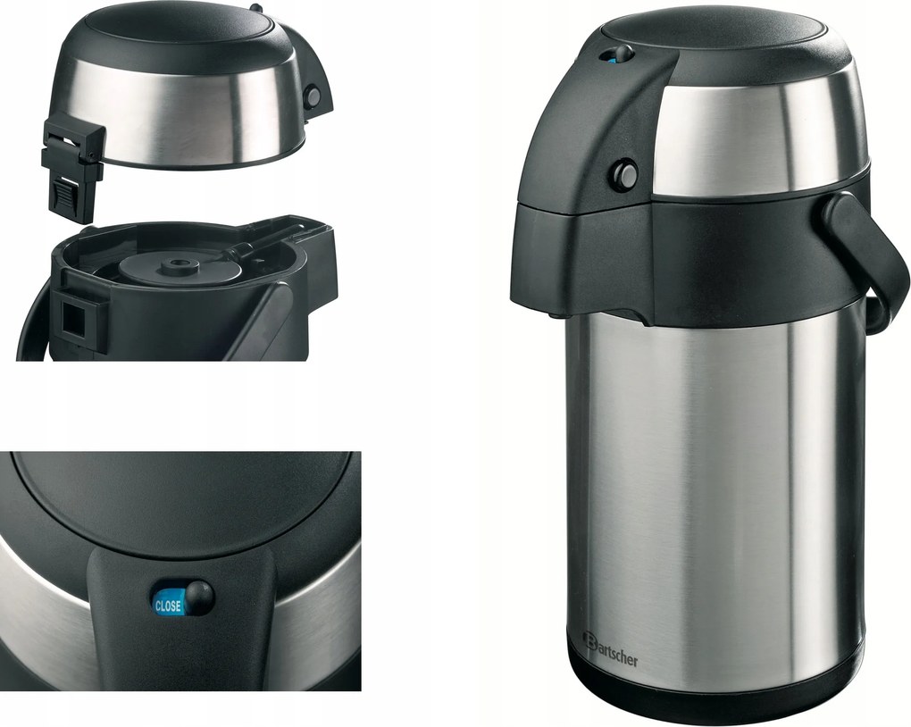 Catering Termosz 2,5L-ES Bartscher Adagolóval