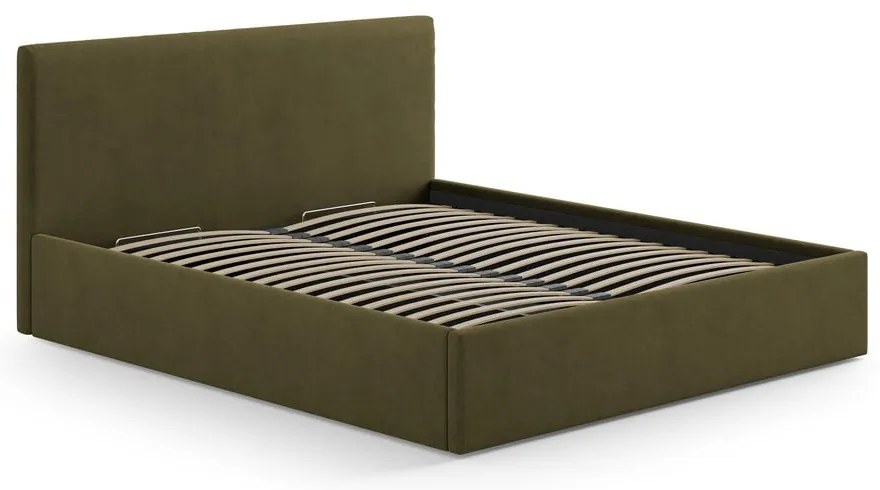 Zöld kárpitozott ágytámla 170,5x100 cm Remo – Micadoni