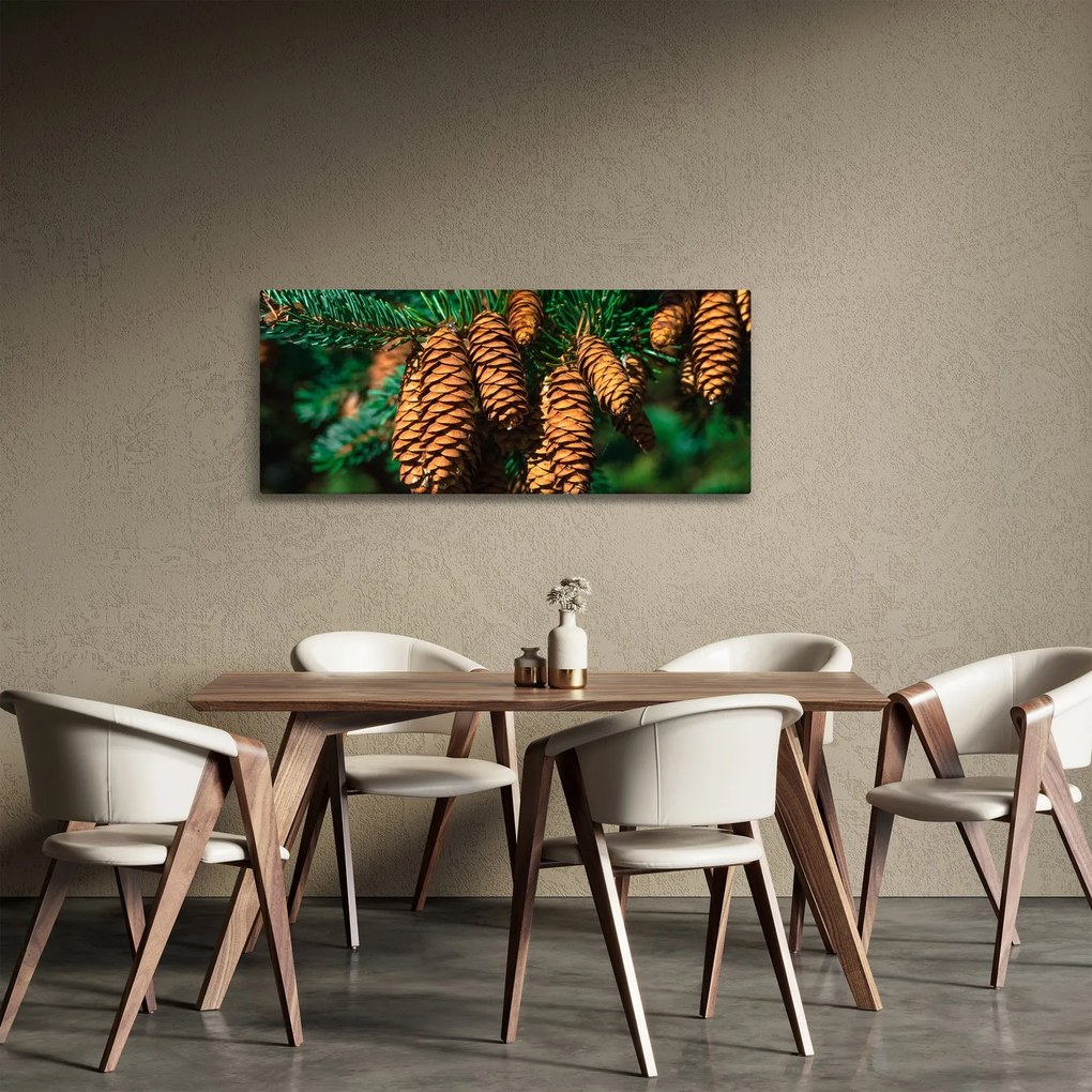 Fenyőtobozok képe (120x50 cm)
