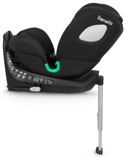 Lionelo - BRAAM i-Size forgatható autósülés bázissal, 40-150 cm, fekete karbon