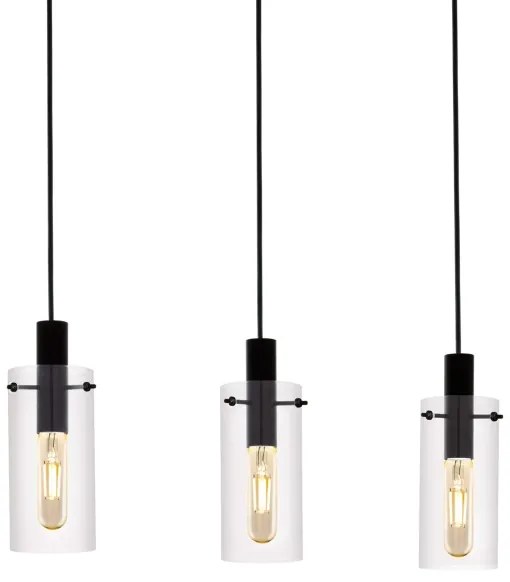 Eglo 97367 - Csillár zsinóron MONTEFINO 3xE27/60W/230V