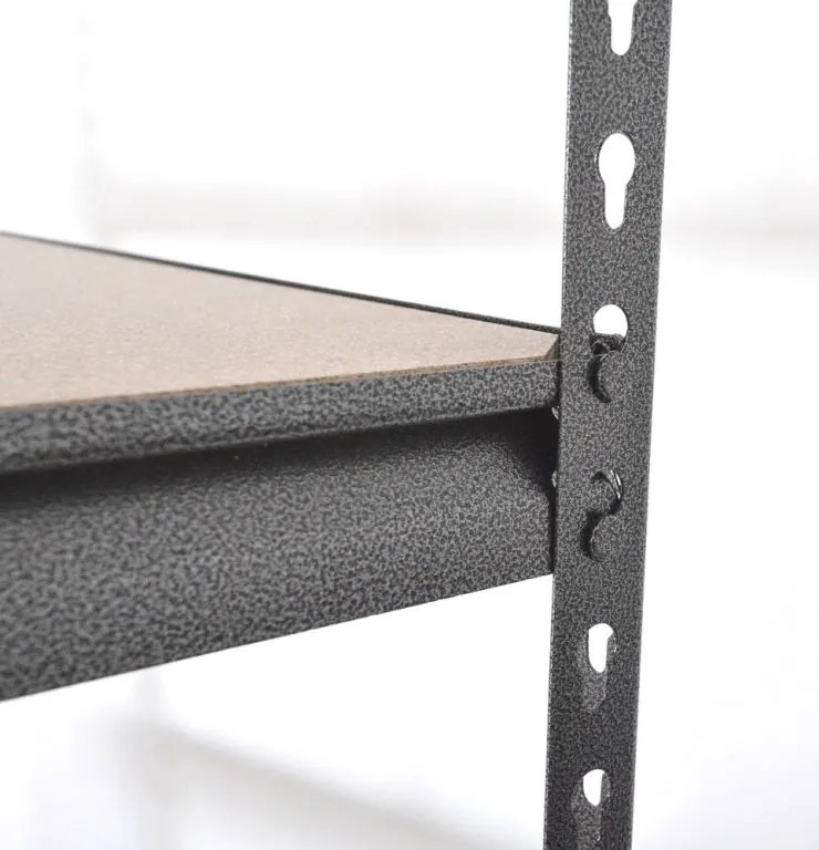 ROJAPLAST Horganyzott polc l 120 x 60 x 180 cm szürke