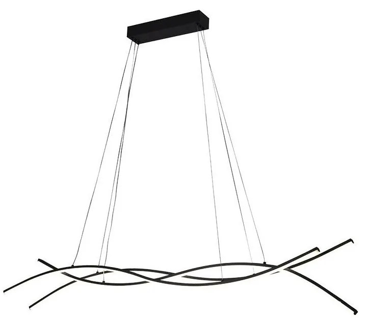 LED Dimmelhető csillár zsinóron LED/80W/230V 3000-6500K + távirányítás