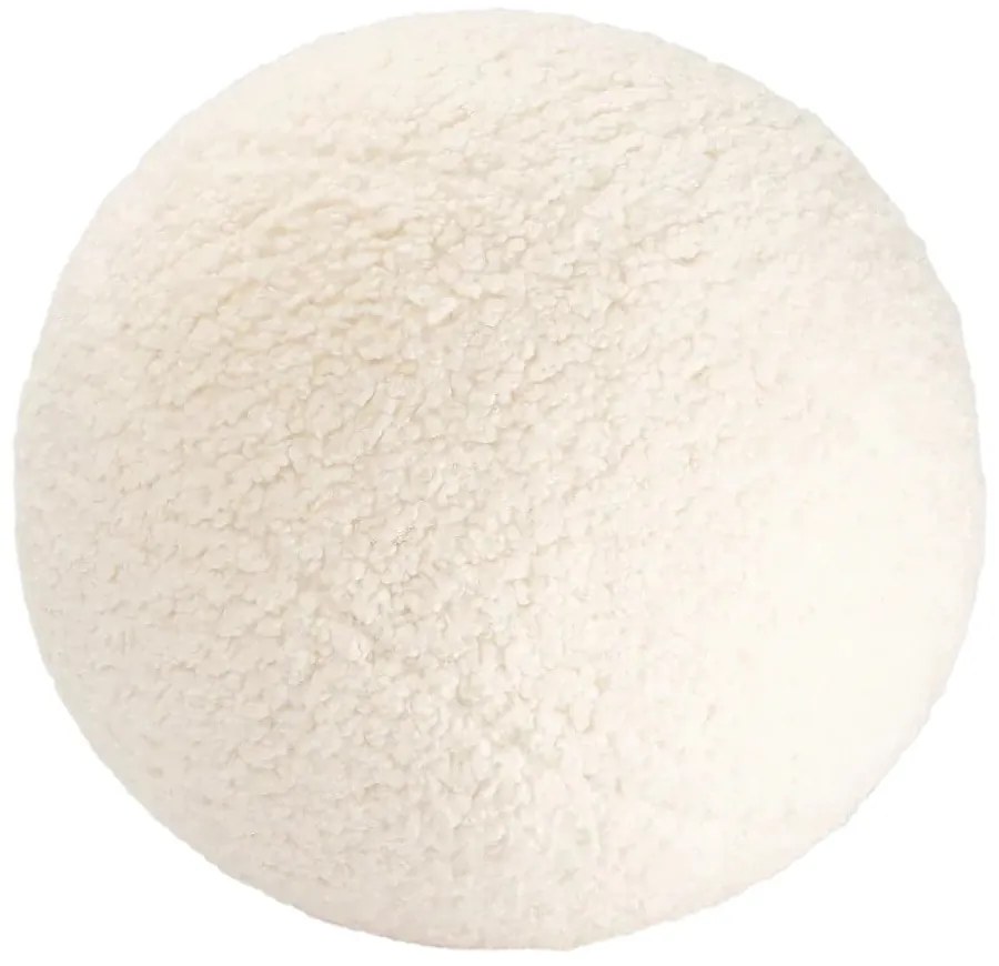 Krémszínű buklé párna gyerek kanapéhoz Ball – Wigiwama