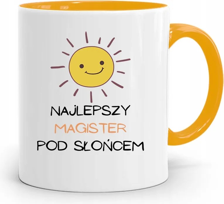 Mester Bögre Sárga Születésnapi Ajándék fényképes nyomtatással