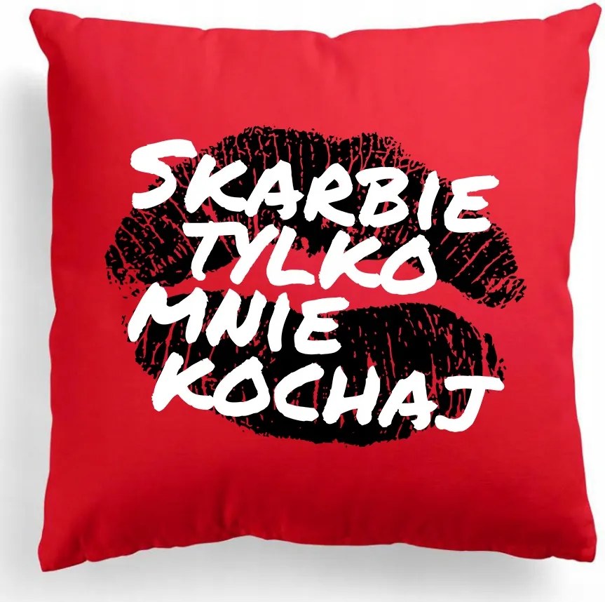 Párna 40x40cm Édes Csak Engem Szeress Valentin-nap Ajándék Többféle Minta