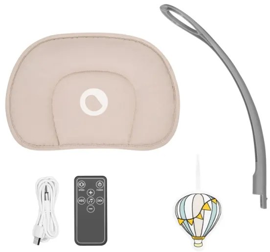 Lionelo - RIO 4xC babahinta dallammal, Beige Latte + távirányítóval