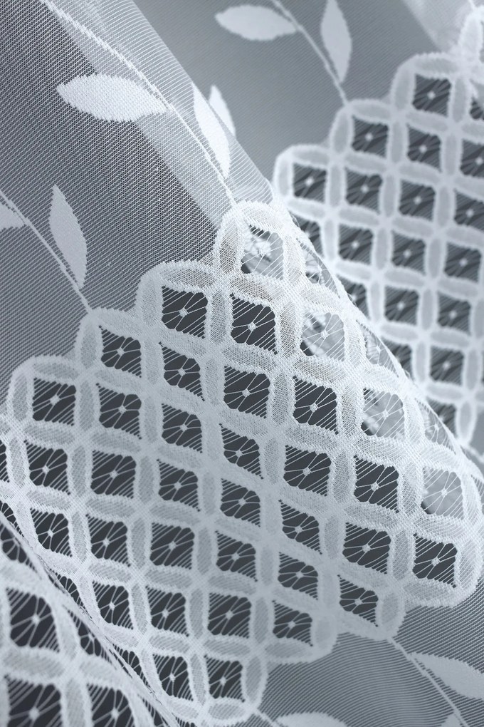 Mg Függöny jacquard fehér 32411 340x250cm kész K szalaggal