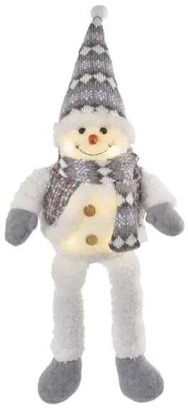 LED karácsonyi dekoráció 6xLED/3xAA hóember