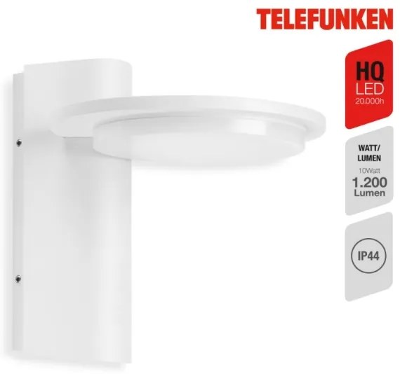 Telefunken 312406TF - LED Kültéri fali lámpa LED/10W/230V IP44