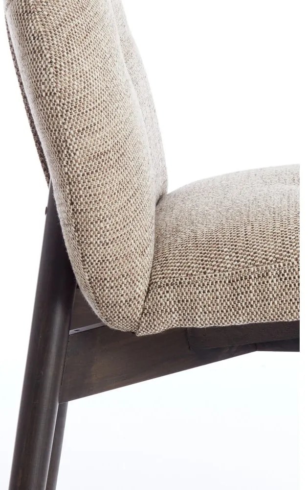 Bézs kárpitozott étkezőfotel szett 2 db-os Sinosa – Light &amp; Living