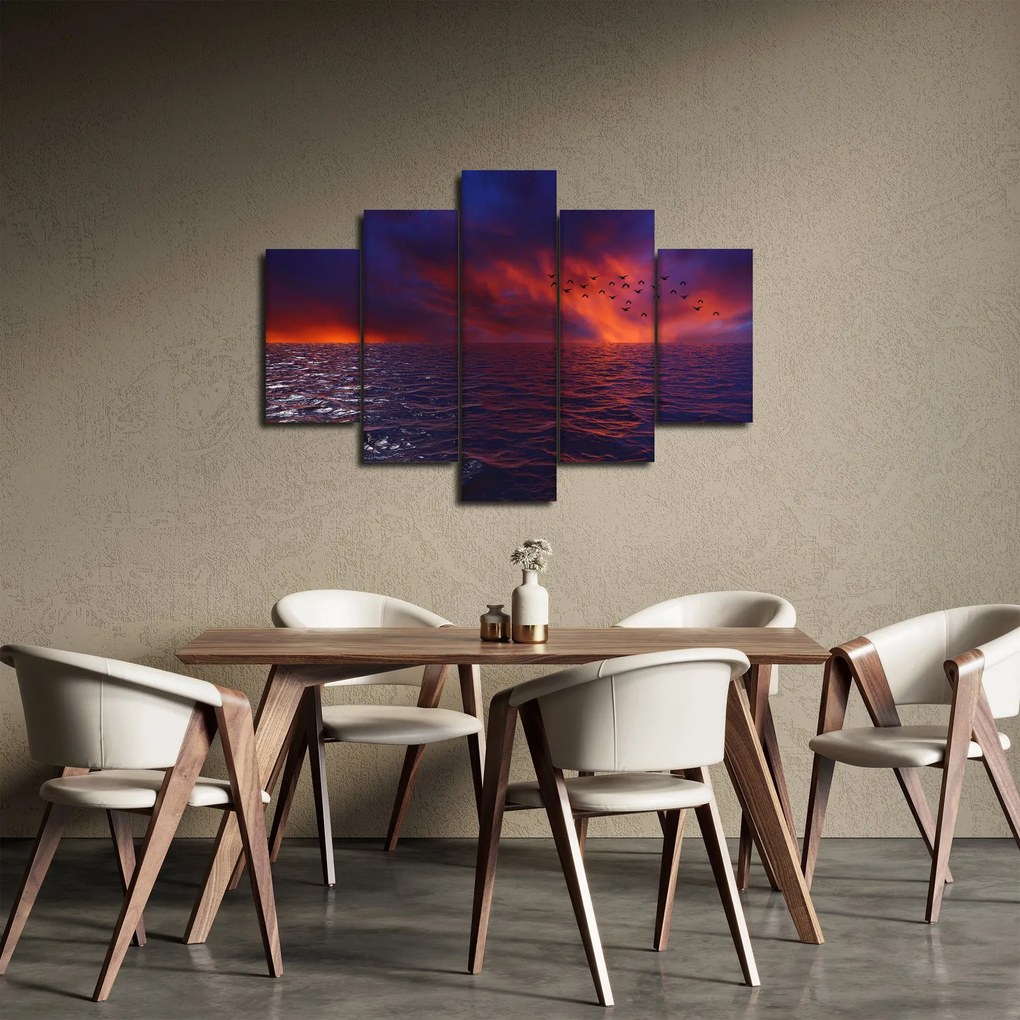 Tengeri kép a madarakkal (150x105 cm)
