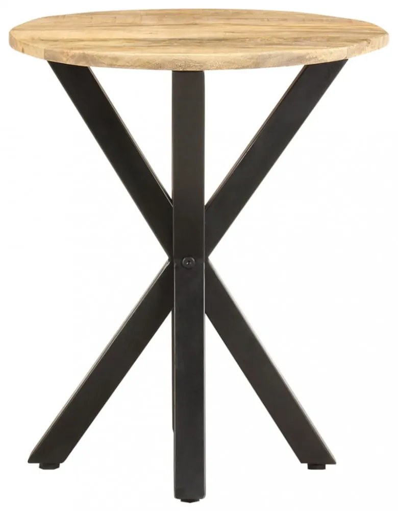 vidaXL tömör mangófa kisasztal 48 x 48 x 56 cm